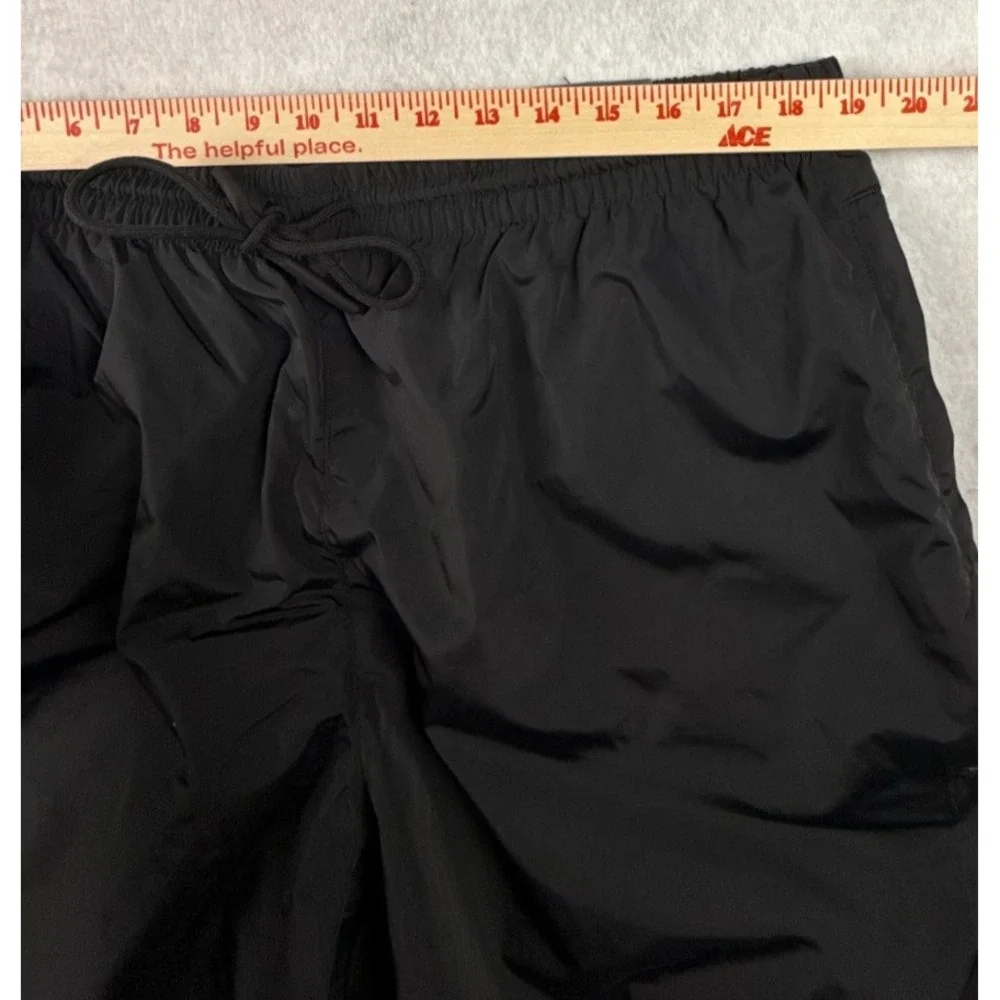 LCKR‎ Swim Trunks Men 2XL Black Lined Athletic Board Shorts Drawstring NWT